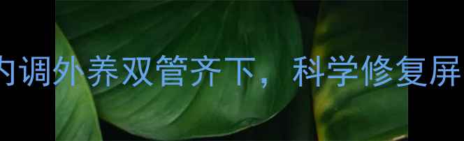 图片 中医养生美容指南：内调外养双管齐下，科学修复屏障，打造健康透亮肌1