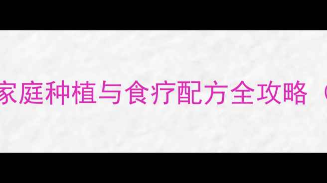 图片 养生必备：迷迭香家庭种植与食疗配方全攻略（附20种养生妙用）