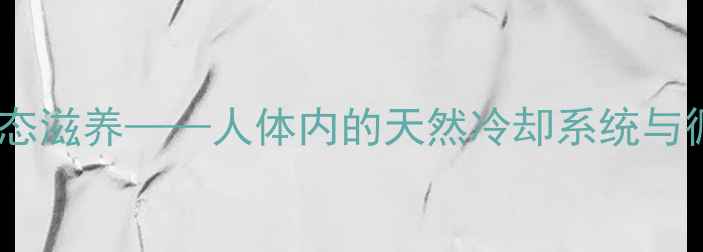 图片 养生必看：液态滋养——人体内的天然冷却系统与循环养护指南2