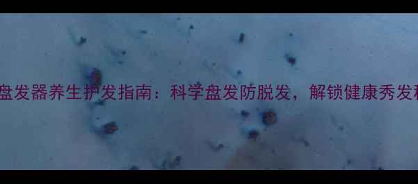 图片 双钩盘发器养生护发指南：科学盘发防脱发，解锁健康秀发秘籍2