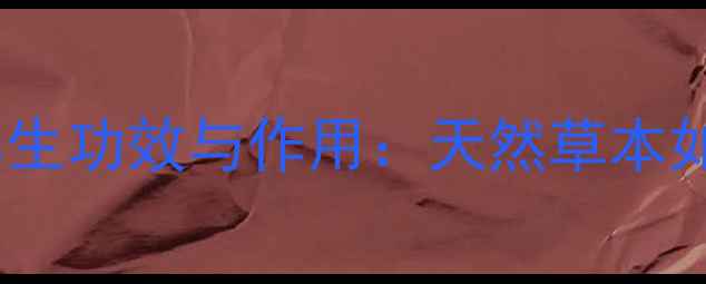 图片 木必叶的十大养生功效与作用：天然草本如何守护健康？1