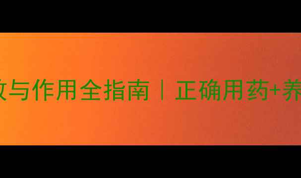图片 权威信必可功效与作用全指南｜正确用药+养生建议收藏！2