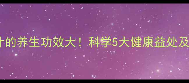 图片 柠檬苹果汁的养生功效大！科学5大健康益处及饮用指南2