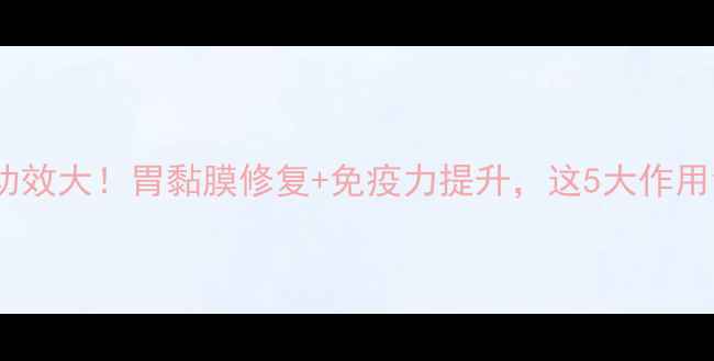 图片 猴头菌颗粒的养生功效大！胃黏膜修复+免疫力提升，这5大作用让你焕发健康活力1
