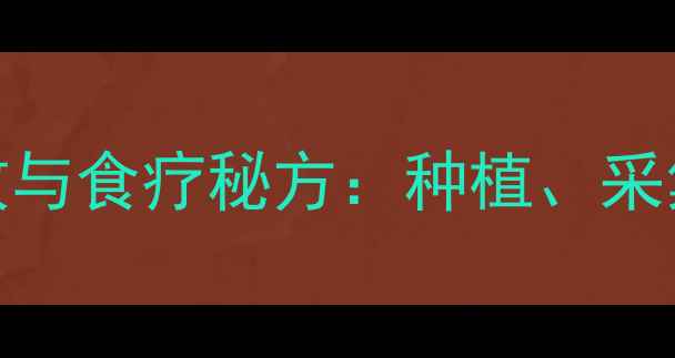 图片 盘丝桂花养生功效与食疗秘方：种植、采集与四季应用指南