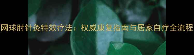 图片 网球肘针灸特效疗法：权威康复指南与居家自疗全流程