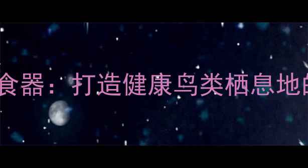 图片 自制生态养生鸟自动喂食器：打造健康鸟类栖息地的自然疗法与制作指南2
