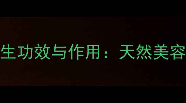 图片 芦荟汁液的10大养生功效与作用：天然美容液如何守护健康？