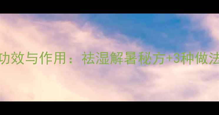 图片 荷叶粥的养生功效与作用：祛湿解暑秘方+3种做法+禁忌人群全1