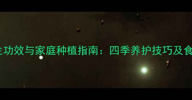 图片 麒麟花养生功效与家庭种植指南：四季养护技巧及食疗搭配全2