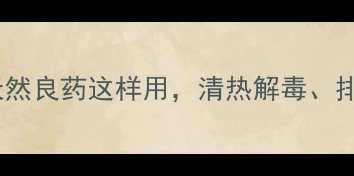 图片 黄茅根养生全攻略｜天然良药这样用，清热解毒、排毒养颜效果翻倍！🌿2