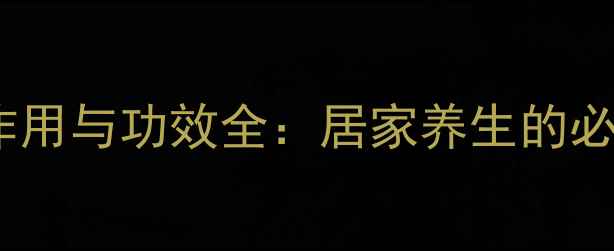 图片 黑接骨木糖浆的副作用与功效全：居家养生的必备禁忌与正确用法1
