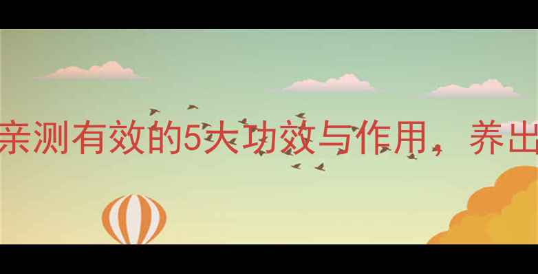 图片 🌟白玉养生秘籍｜亲测有效的5大功效与作用，养出透亮肌和好气色！
